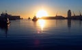 Tugboats leaving harbor Royalty Free Stock Photo