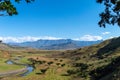 Tugela River and Drakensberg Mountain Royalty Free Stock Photo