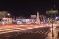 Tugu jogja in the night Royalty Free Stock Photo