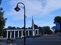 The Tugu Kujang and Lawang Salapan roundabouts are the landmarks of the city of Bogor, West Java