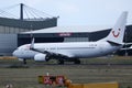TUI Airways plane at Berlin Tegel Airport, TXL Royalty Free Stock Photo