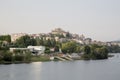 Tui City and River Minho Royalty Free Stock Photo