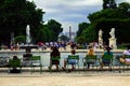 Tuileries garden in Paris