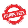 Tuition Fees rubber stamp