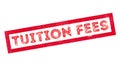 Tuition Fees rubber stamp