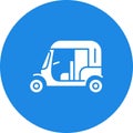 Tuk-Tuk icon vector image.