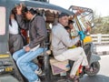 Tuk tuk ride in India