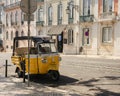 Tuk Tuk strret car architecture Lisbon Portuga