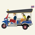 Tuk Tuk car / Thai taxi