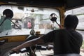 Tuk tuk driver in Agra, India