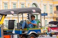 Tuk Tuk Driver , Bangkok in Thailand