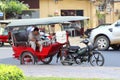 Tuk tuk driver waiting passengers, Phnom Penh