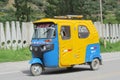 Tuk tuk on the street in the city