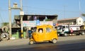 Tuk tuk on the street in Peru city