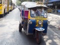 Tuk Tuk taxi in Bangkok Royalty Free Stock Photo