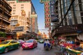 Tuk-tuk taxi in Chinatown, Bangkok, Thailand Royalty Free Stock Photo