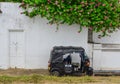 Tuk tuk taxi on street in Galle, Sri Lanka Royalty Free Stock Photo