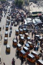 Tuk-Tuk traffic in India