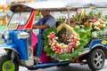 TUK TUK tricycle Thailand taxi. Royalty Free Stock Photo