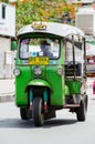 TUK TUK tricycle Thailand taxi. Royalty Free Stock Photo