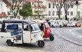 Tuk tuks for hire Lisbon Portugal