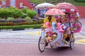 Tuk tuks in Malacca, Malaysia Royalty Free Stock Photo