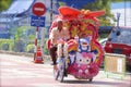 Tuk tuks in Malacca, Malaysia Royalty Free Stock Photo