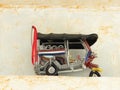 Tuk Tuk,wire-made model, captures the essence of this iconic three-wheeled vehicle with its intricate wireframe design.