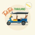 TUKTUK, Tuktuk AD, Thailand Royalty Free Stock Photo