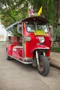 Tuktuk is popular among inhabitants of cities and tourists.Thail