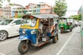 Tuktuk with tourists