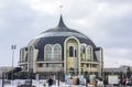 Tula city. The building of the Museum of Weapons on a spring day.