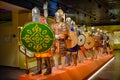 Mannequins of ancient warriors in the Kulikovo Field Museum