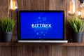 Tula Russia 16.01.20 Bittrex on the laptop screen isolated. Royalty Free Stock Photo