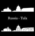 Tula, Russia, city silhouette