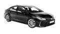 Tula, Russia. February 28, 2021: Toyota Corolla Sedan 2020 compact city black car isolated on white background. 3d