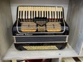 Accordion `Red Partisan`, Grandfather Filimon`s accordion museum, Tula