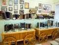 Showcases of the grandfather Philemon accordion museum, Tula