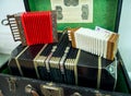 Small harmonicas, Grandfather Filimon`s accordion museum, Tula
