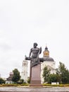 Tula, Russia - 06.25.2023 - 07.15.2023 - Monument to Nikita Demidov, famous gunsmith. History