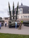 Tula, Russia - 07.20.2023 - Shot of the national museum of defense. Armor