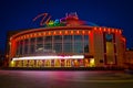 Tula circus building at night