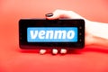 26 08 2019 Tula: venmo on the phone display. Logo