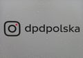 Tulce, Poland - 31 July 2023: DPD logo on a parcel box