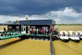 Tulcea, Romania - july 2 2023 : picturesque riverside