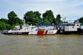 Tulcea, Romania - july 2 2023 : picturesque riverside