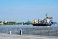 Tulcea, Romania - july 2 2023 : picturesque riverside