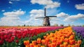 tulip amsterdam spring Royalty Free Stock Photo