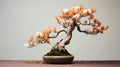 Tulip Bonsai Tree: Minimalist Belgian Witbier Desktop Wallpaper In Hd