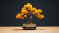 Tulip Bonsai Tree: Belgian Witbier Minimalist Desktop Wallpaper In Hd